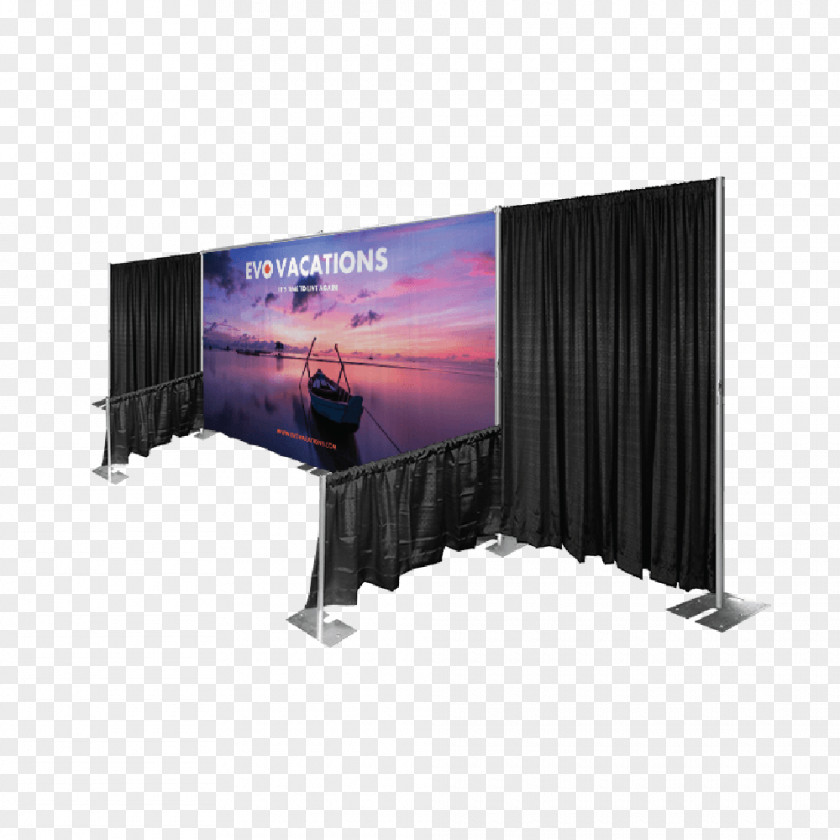 Exhibit Trade Show Display Exhibition Banner Textile Custom Backdrops PNG