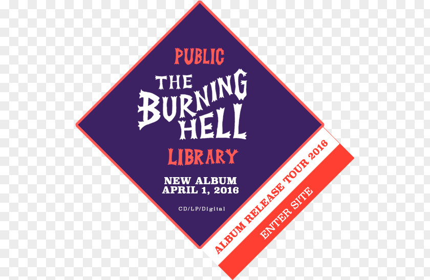 Hell Public Library The Burning Compact Disc PNG