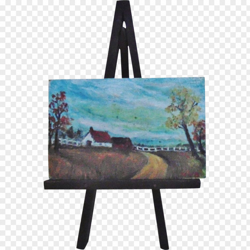 Painting Easel Oil Art PNG