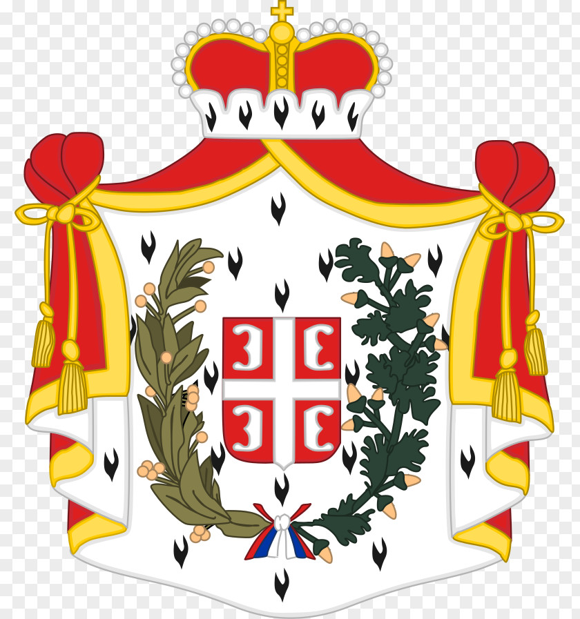 Principality Of Serbia Coat Arms Грб Кнежевине Србије PNG