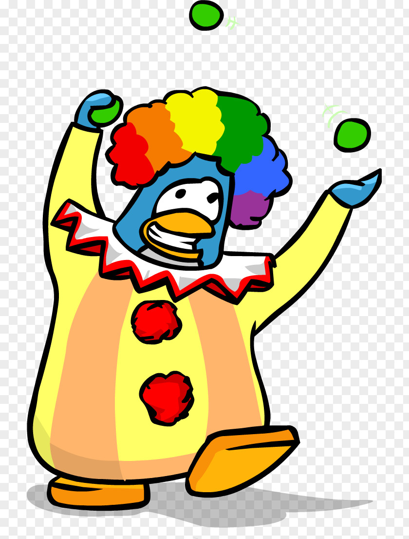 Clown Club Penguin Bird Fashion Clothing PNG