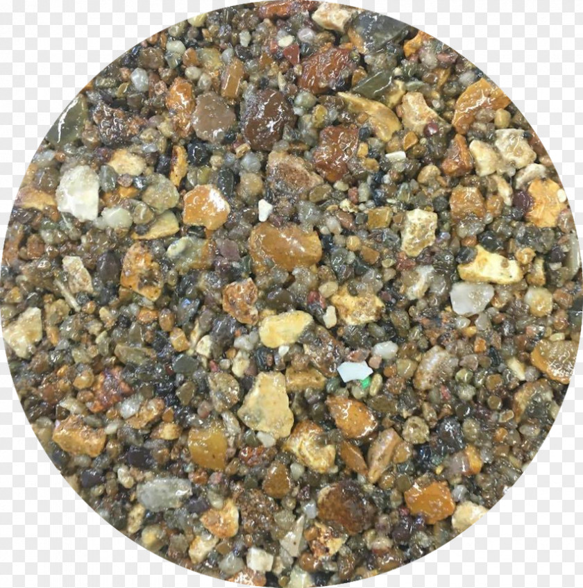 Gold Word Pebble Gravel Mixture PNG