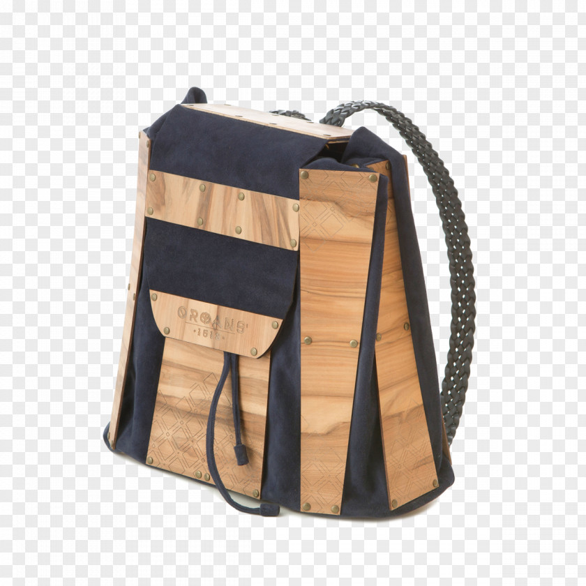 Walnut Handbag Backpack Leather Suede PNG