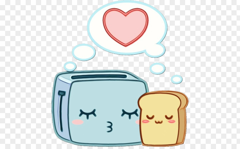 Toast Small Appliance Toaster Cartoon Clip Art Love PNG