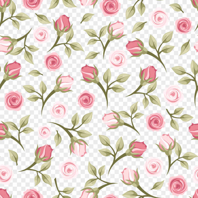 Rose Bud Vintage Roses: Beautiful Varieties For Home And Garden Flower Pattern PNG