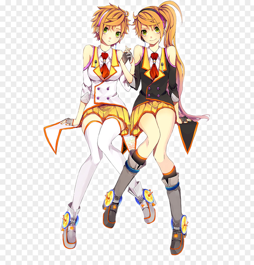 Hatsune Miku Vocaloid 3 Character Kagamine Rin/Len PNG