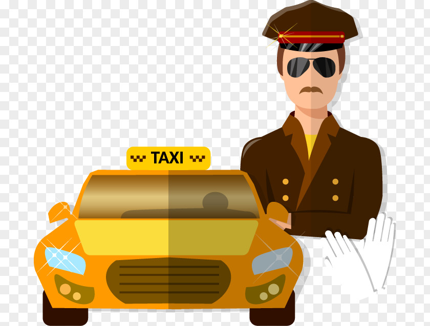 Taxi Cartoon Character Pattern Hotel Royalty-free Photography Illustration PNG