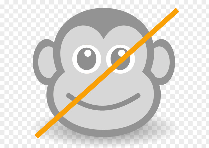 Monkey Hanger Face Primate Chimpanzee Clip Art PNG