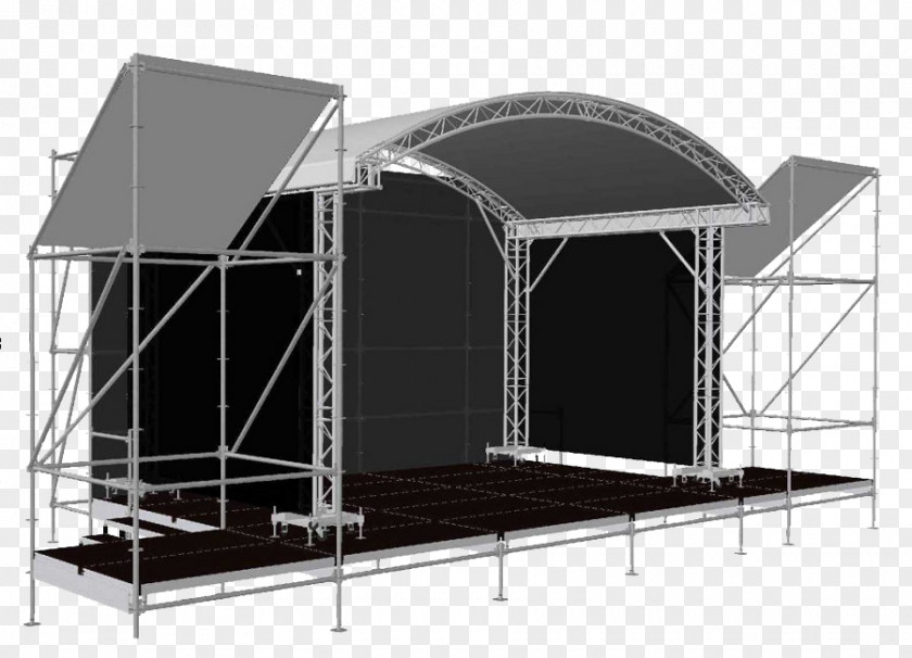 Roof Stage Concert Marketing Price PNG