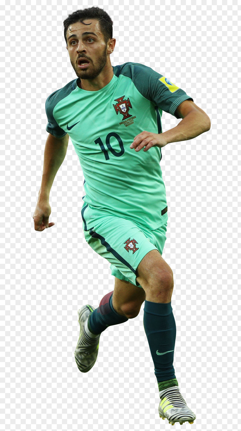 Bernardo Silva Jersey Soccer Player Portugal National Football Team Art PNG