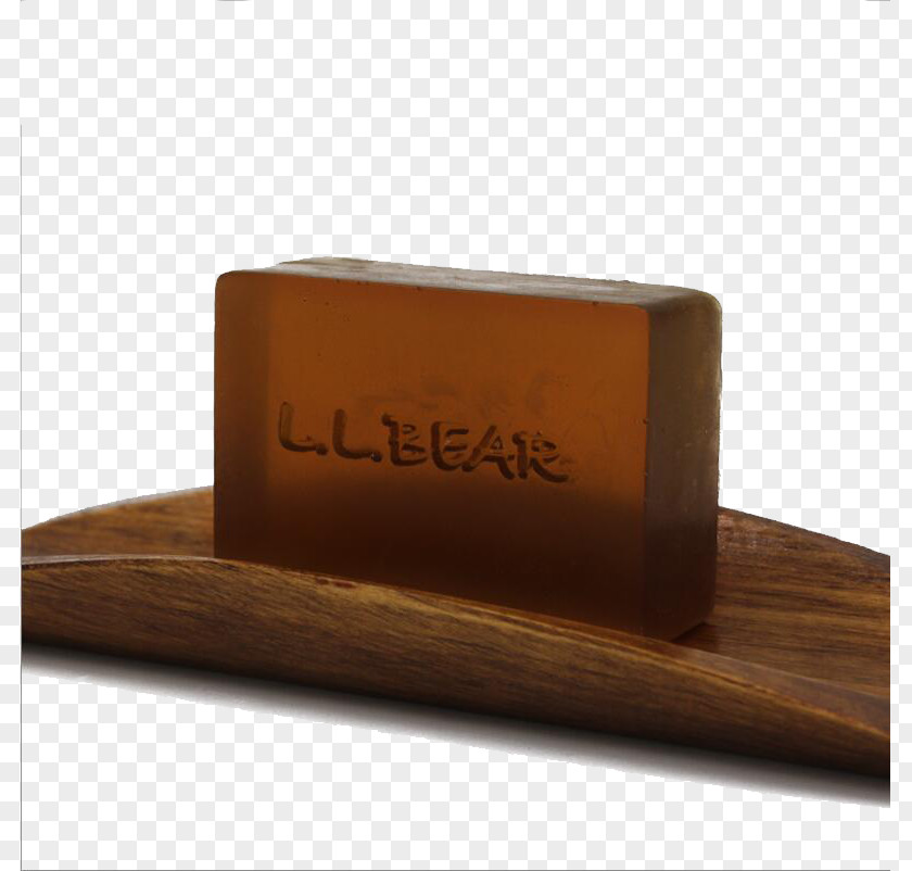 Brown Fruit Pure Soap Wood Rectangle PNG