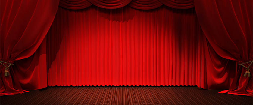 Curtains Perspective Platform Theater Drapes And Stage Light Theatre PNG