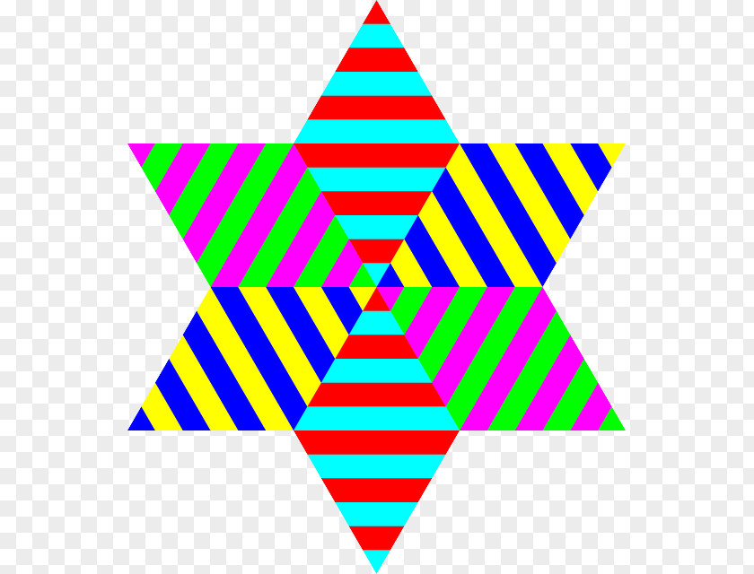 Floating Triangle Rainbow Clip Art PNG