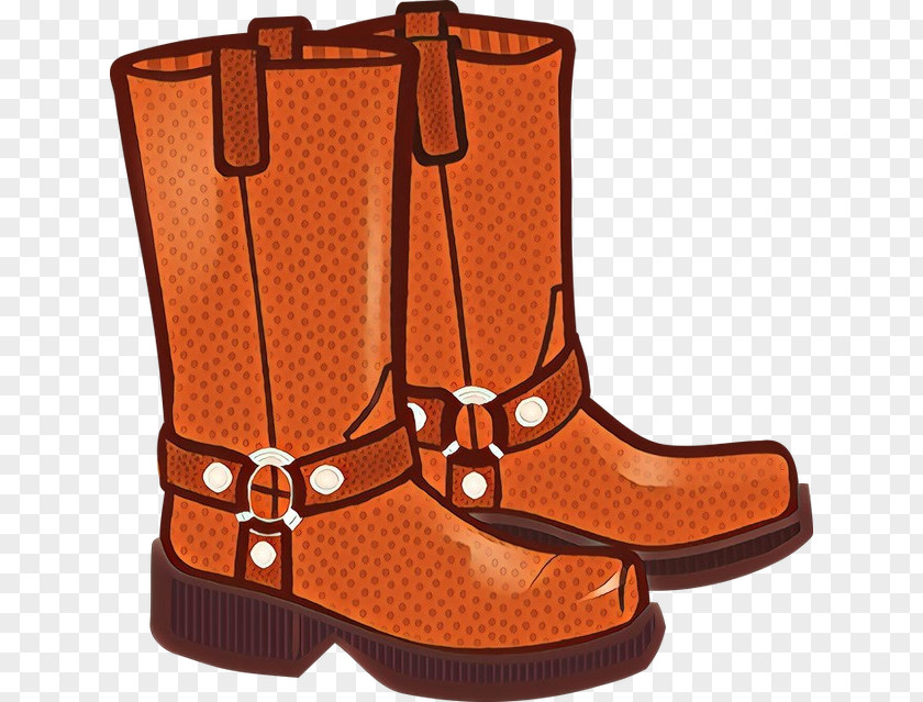 Footwear Boot Shoe Cowboy Brown PNG