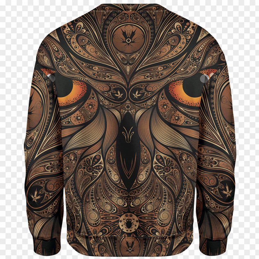 Night Owl Paisley Neck PNG