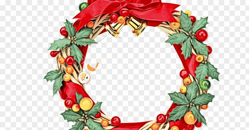 Santa Claus Christmas Day Advent Wreath PNG