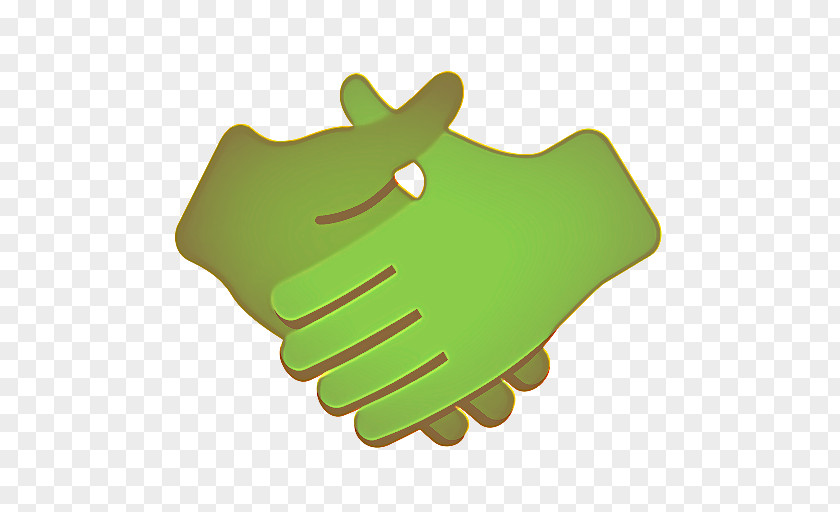 Symbol Glove Thumb Green PNG