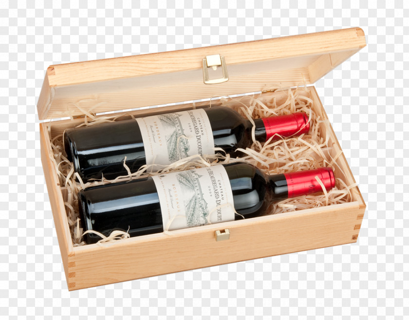 Wine Whiskey Champagne Box Oak PNG