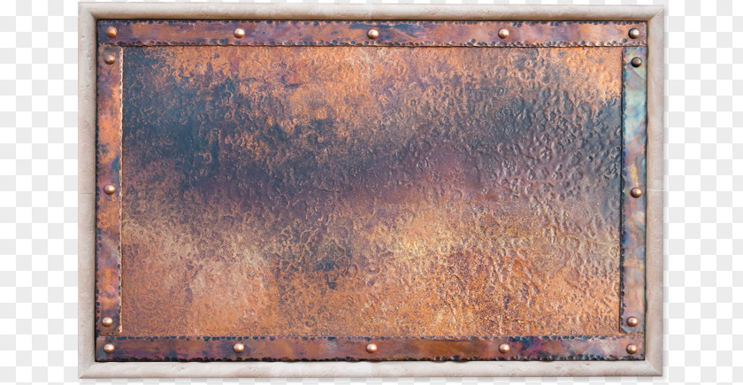 Wood Countertop Copper Stain Distressing PNG