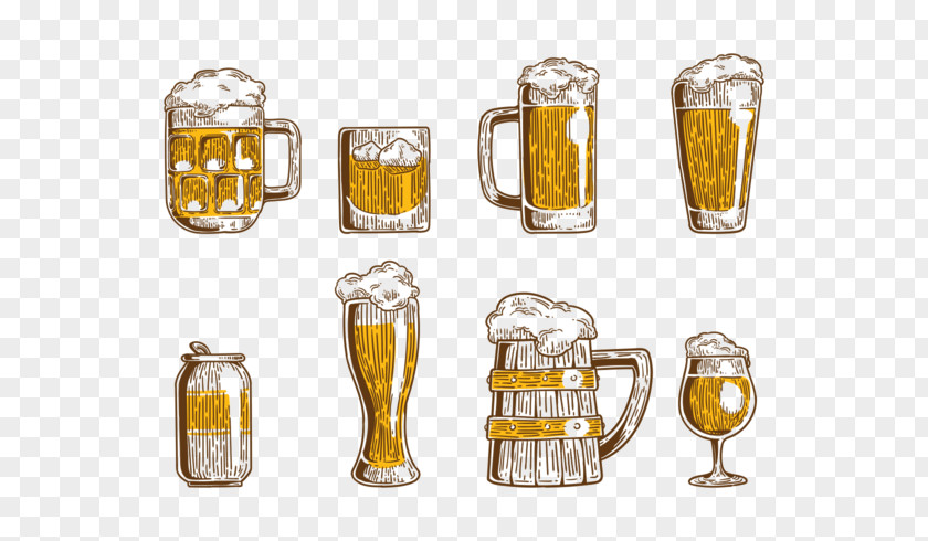 Beer Glasses Drink Fuller's Brewery Free PNG