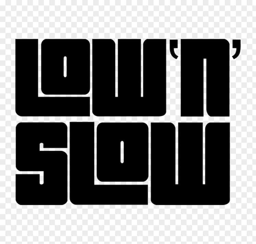 Car Decal Logo Text Low & Slow Smokehouse PNG