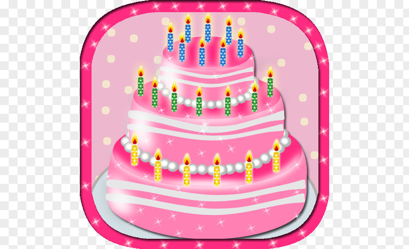 Princess Cake Birthday Torte Tart Games For Girls PNG
