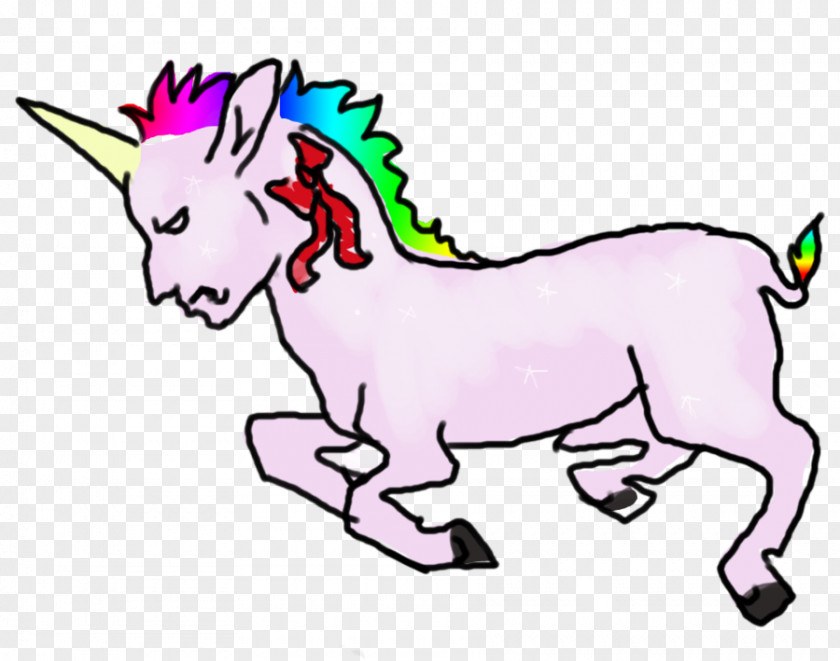 Crazy People Goat Unicorn Line Art Clip PNG