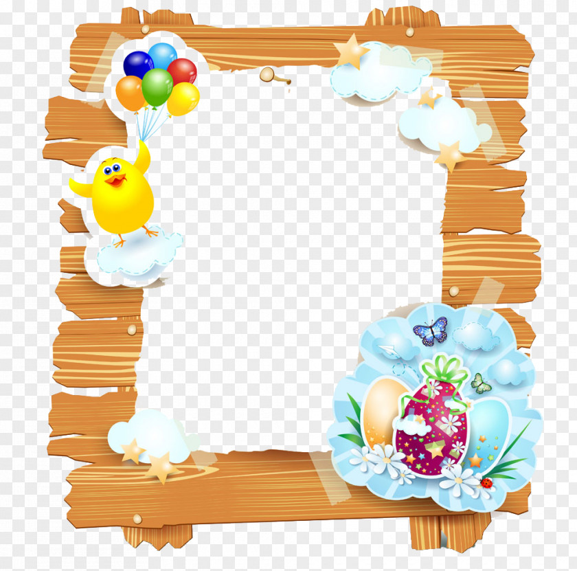 Cute Eggs Decorated With Easter Motifs Egg Illustration PNG