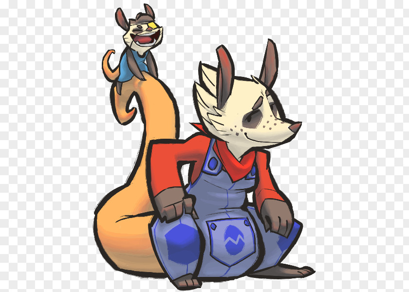 Gravel Caracter Virginia Opossum Fan Art Dog PNG