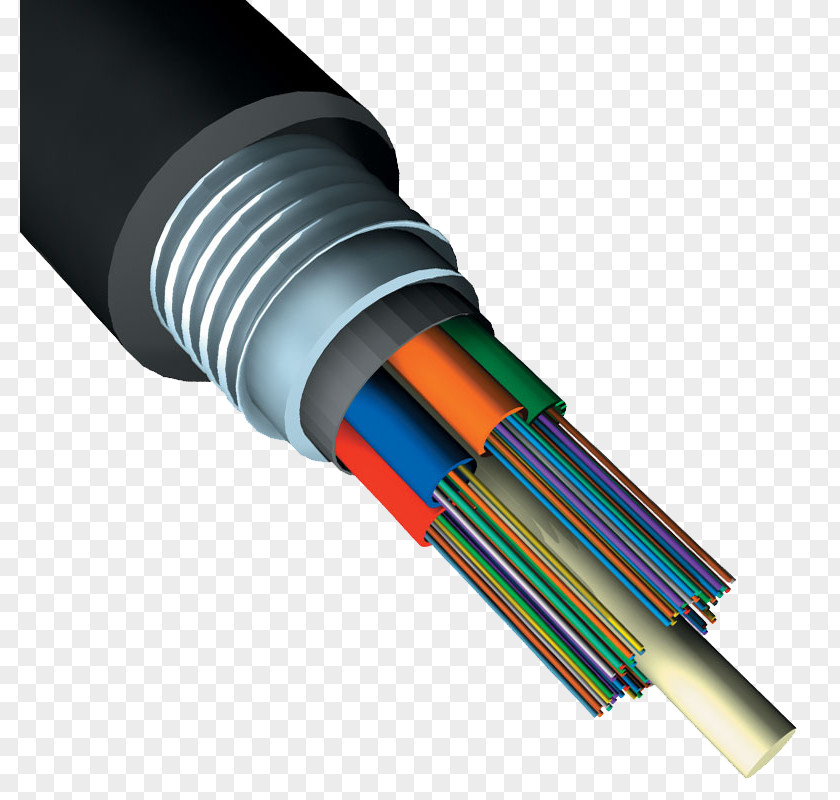 Optical Fiber Electrical Cable Technology Wire PNG