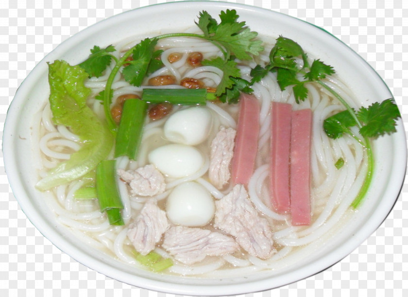 Sam Sun Rice Noodle Soup Chinese Cuisine Noodles PNG