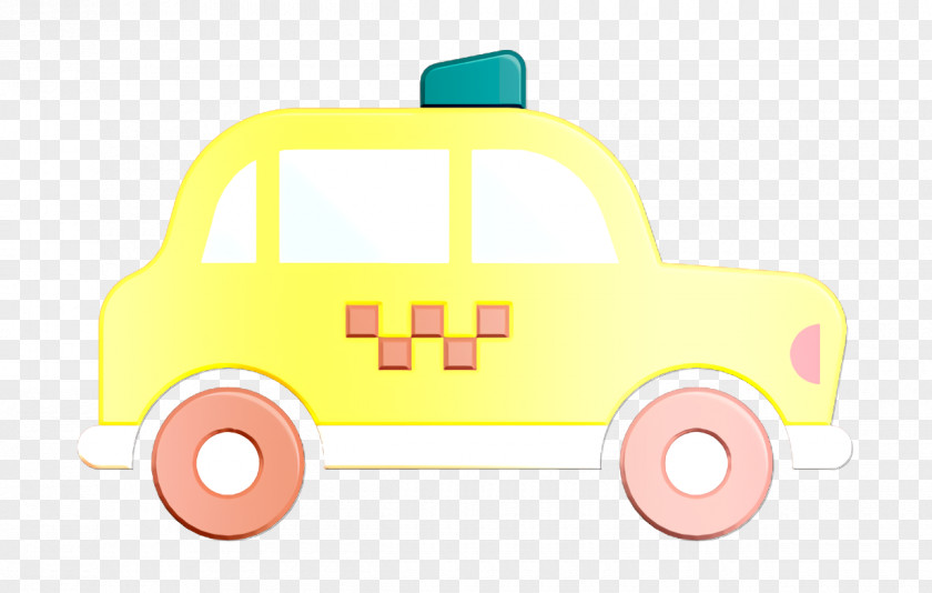 Taxi Icon Transportation Set PNG