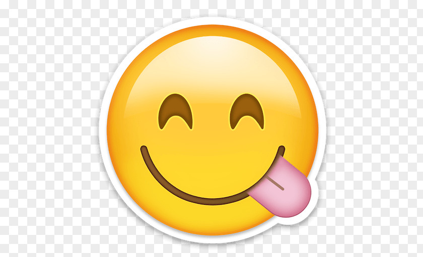 A Playful Expression Emoji Emoticon Icon PNG