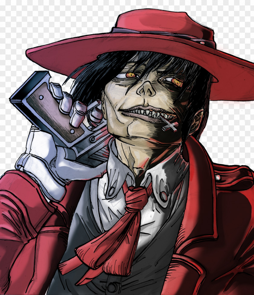 Alucard Hellsing Fiction Supervillain Illustration Animated Cartoon Gentleman PNG