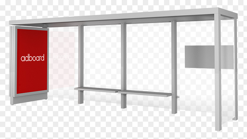 Bus Shelter Angle Desk PNG