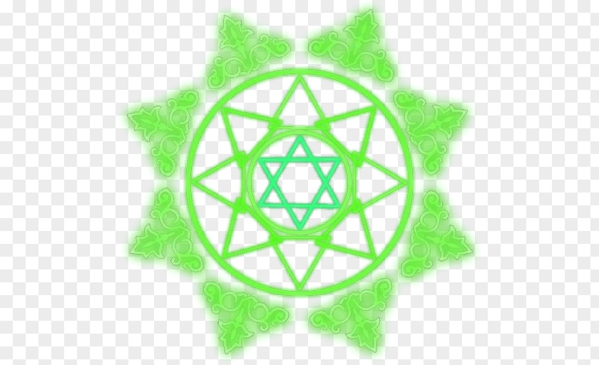 Green Magic Triangle Circle PNG