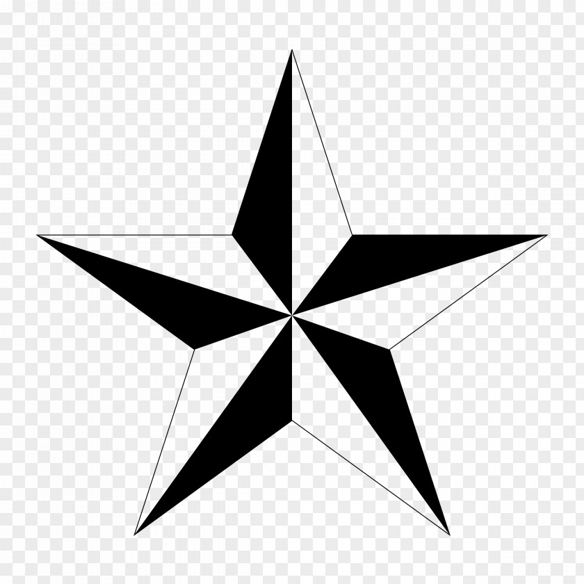 Pentagram Nautical Star Tattoo Clip Art PNG