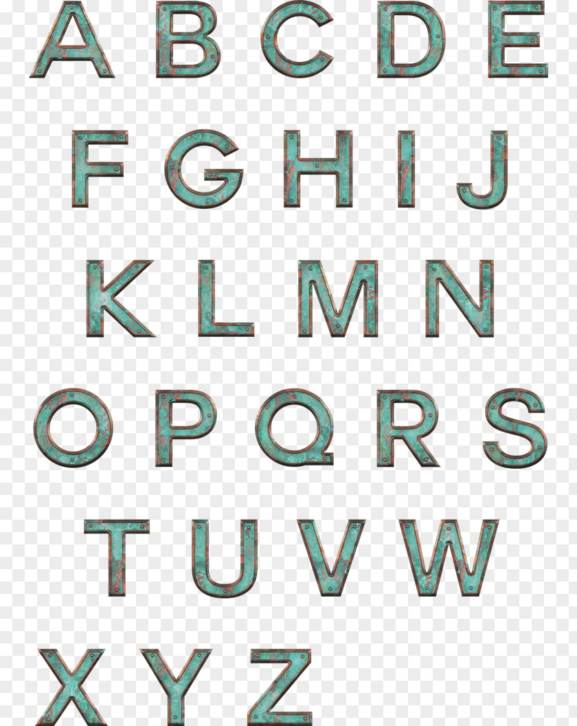 Realistic Copper Alphabet English Language Letter M PNG