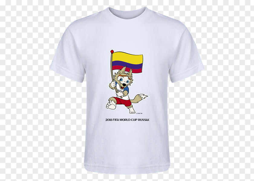 T-shirt Printed 2018 World Cup Zabivaka PNG