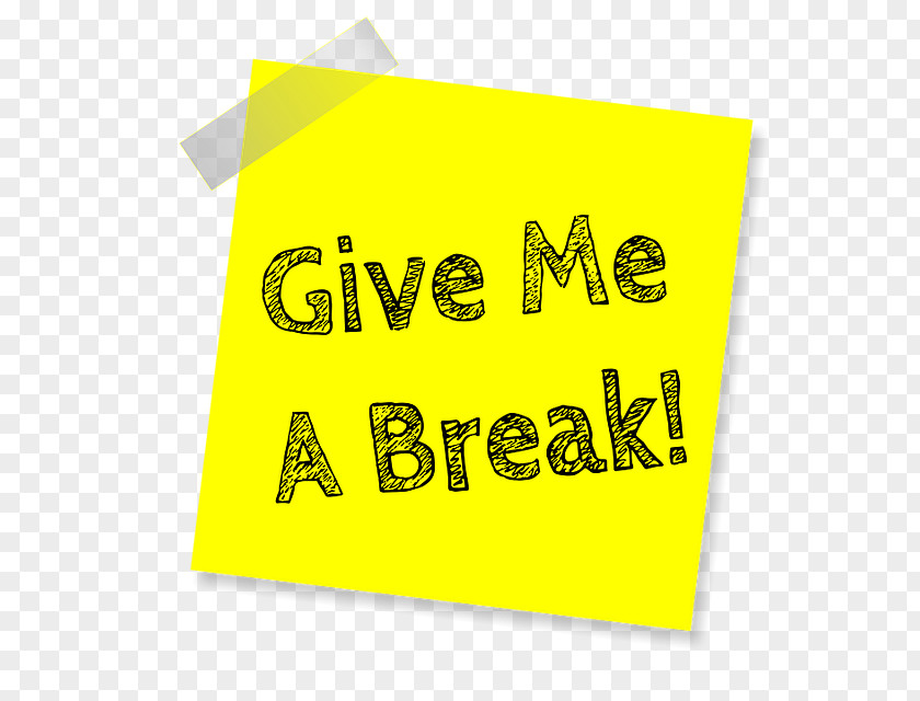 Take A Break Paper Model Post-it Note Study Abroad Her Campus PNG