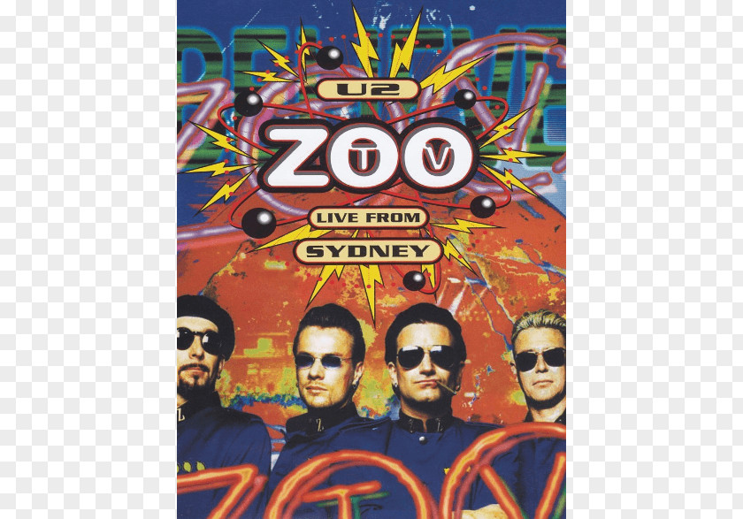 Dvd Zoo TV Tour TV: Live From Sydney U2 ZooTV PNG