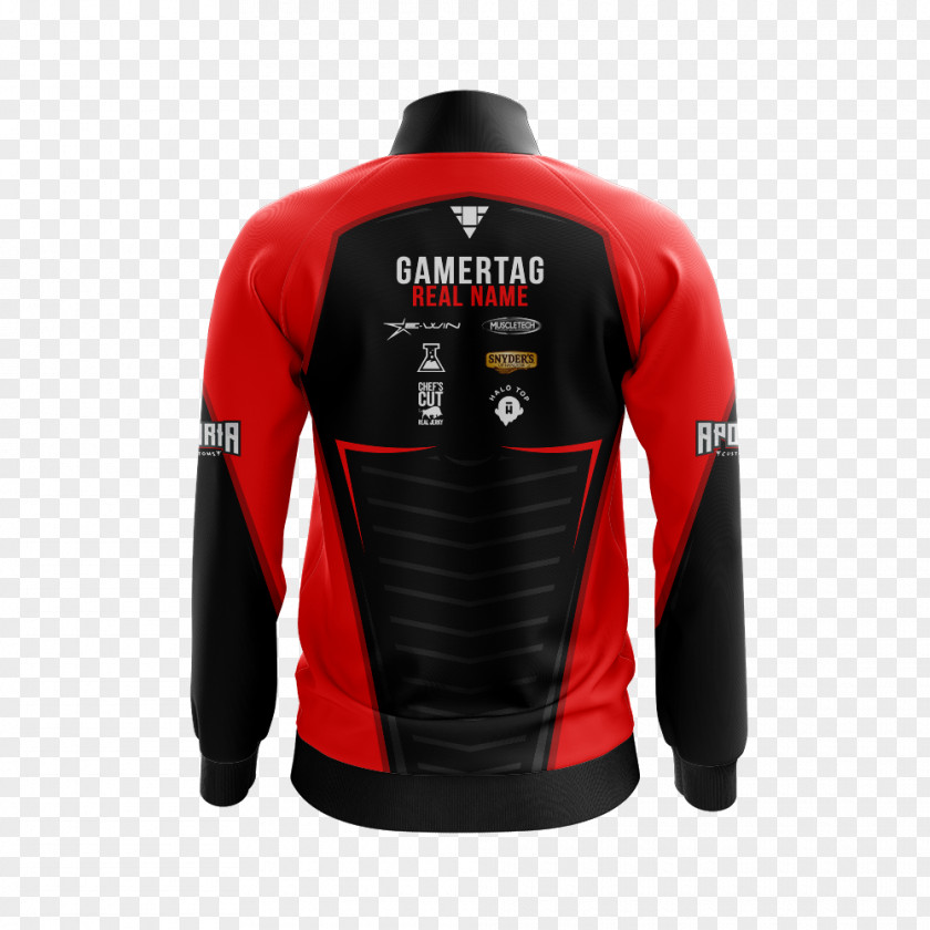Jacket Back Electronic Sports Sleeve Video Game Hoodie Jersey PNG
