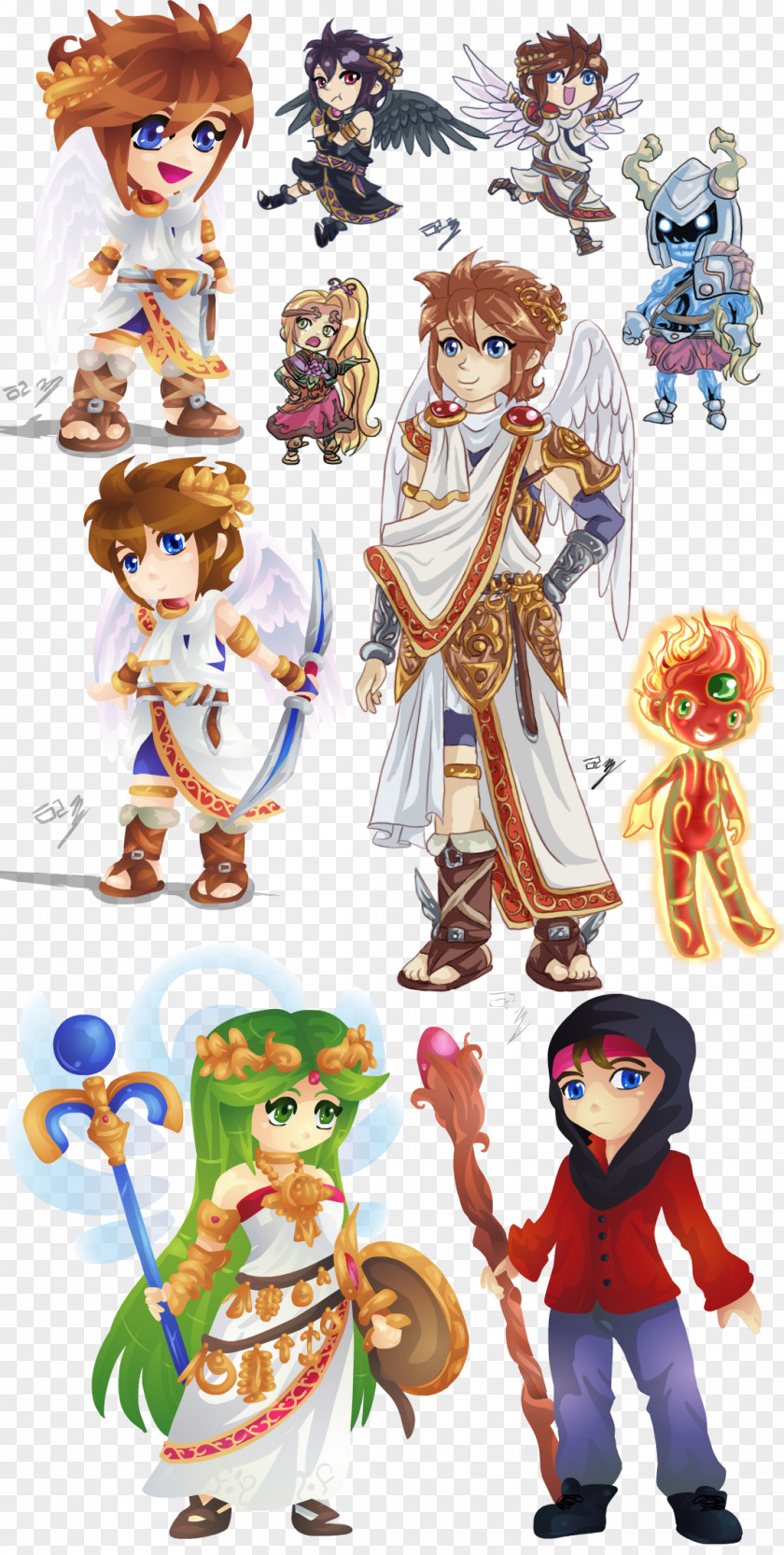 Kid Icarus: Uprising Super Smash Bros. For Nintendo 3DS And Wii U Pit Palutena PNG