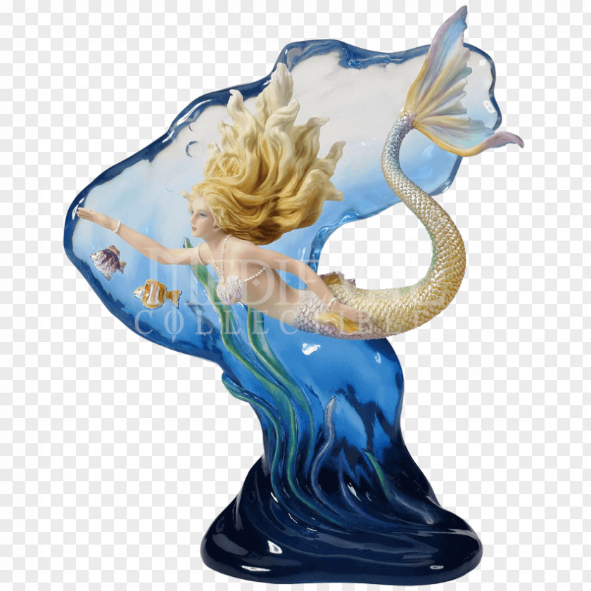 Mermaid The Little Figurine Statue Sculpture PNG