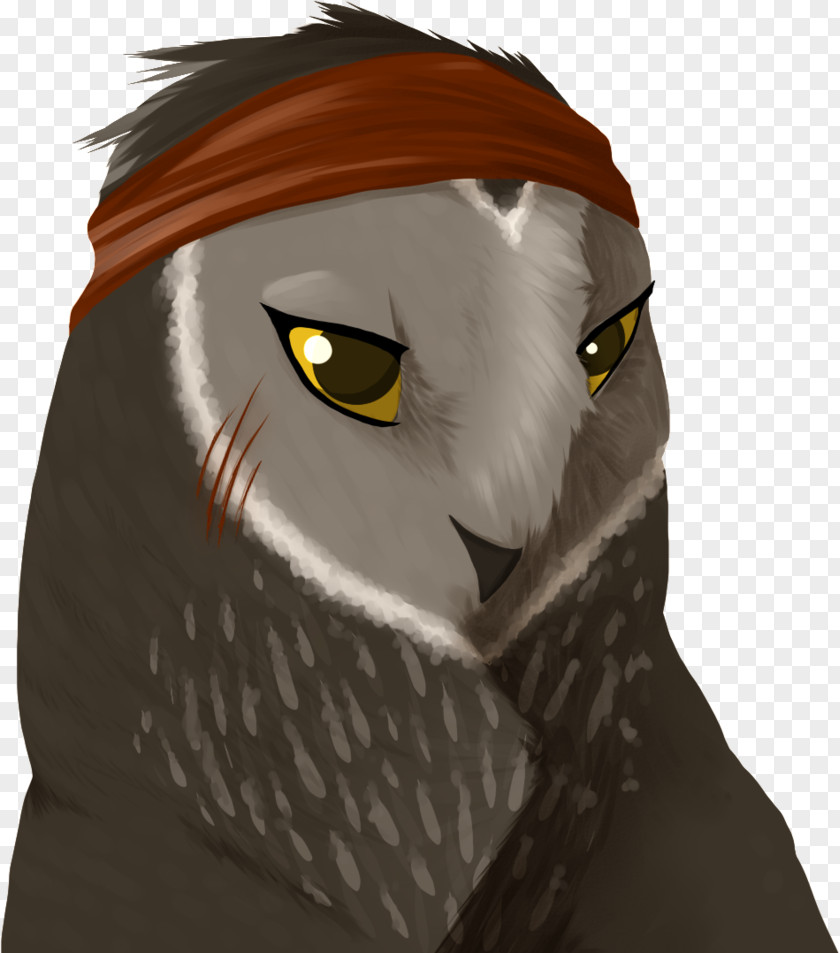 Owl Beak Headgear Character PNG
