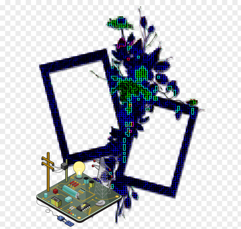 Tree Art Electricity PNG