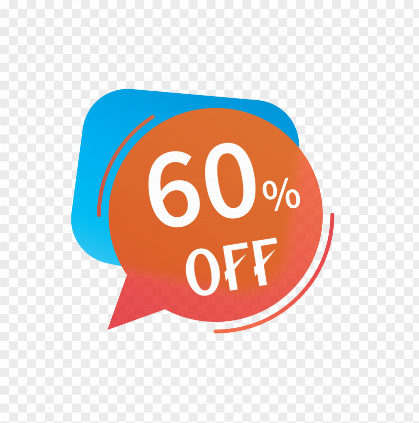 60 Off Sale Tag PNG