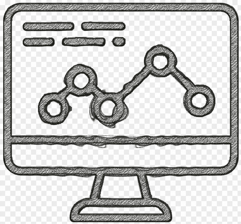 Analytics Icon Office Laptop PNG