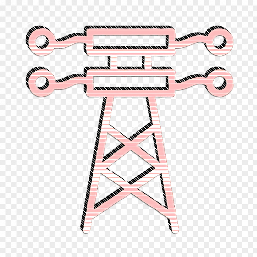Buildings Icon Tower Electric PNG