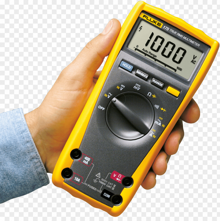 Fluke Corporation Digital Multimeter Electronics True RMS Converter PNG